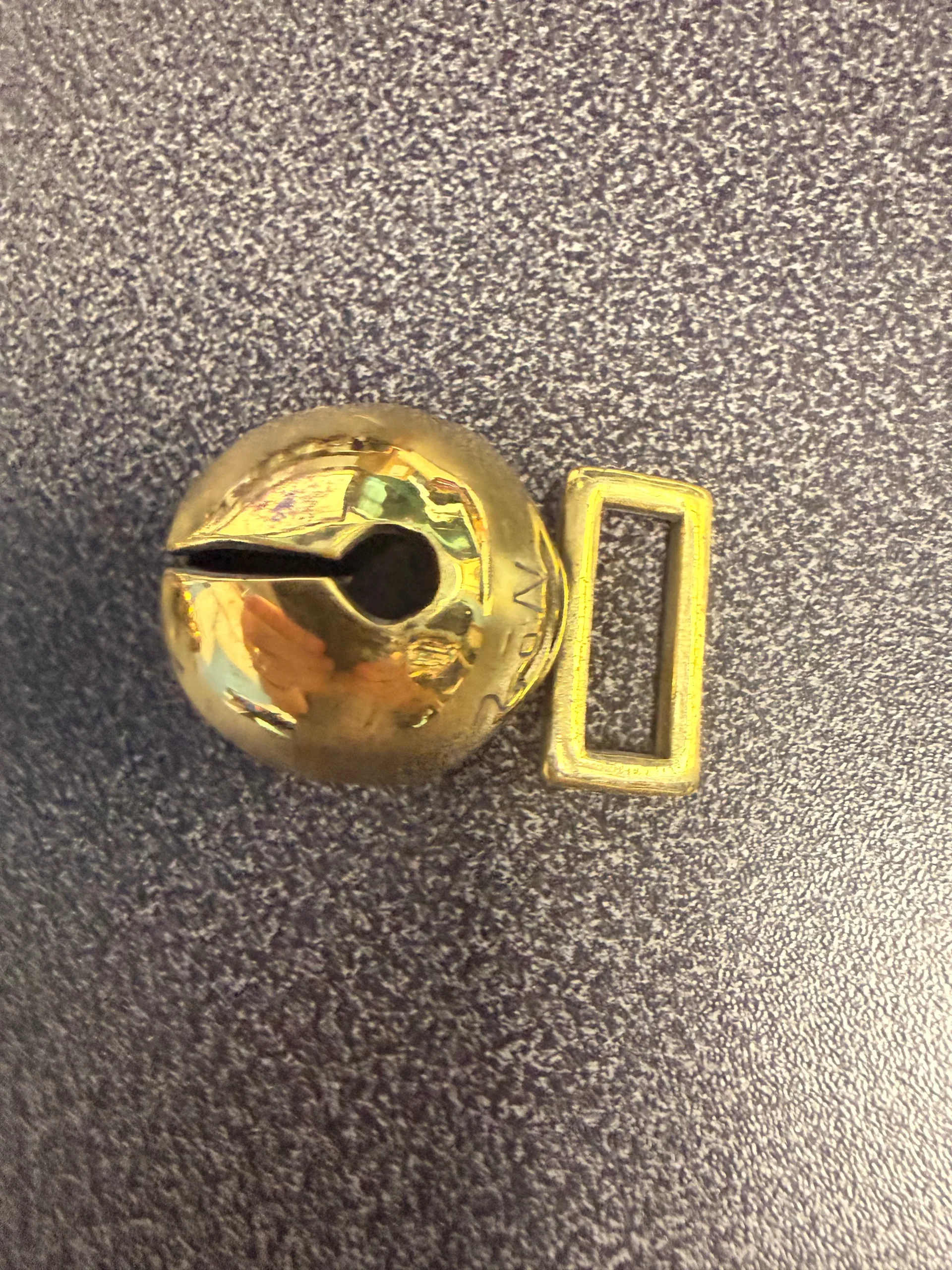 1" strap area brass bell