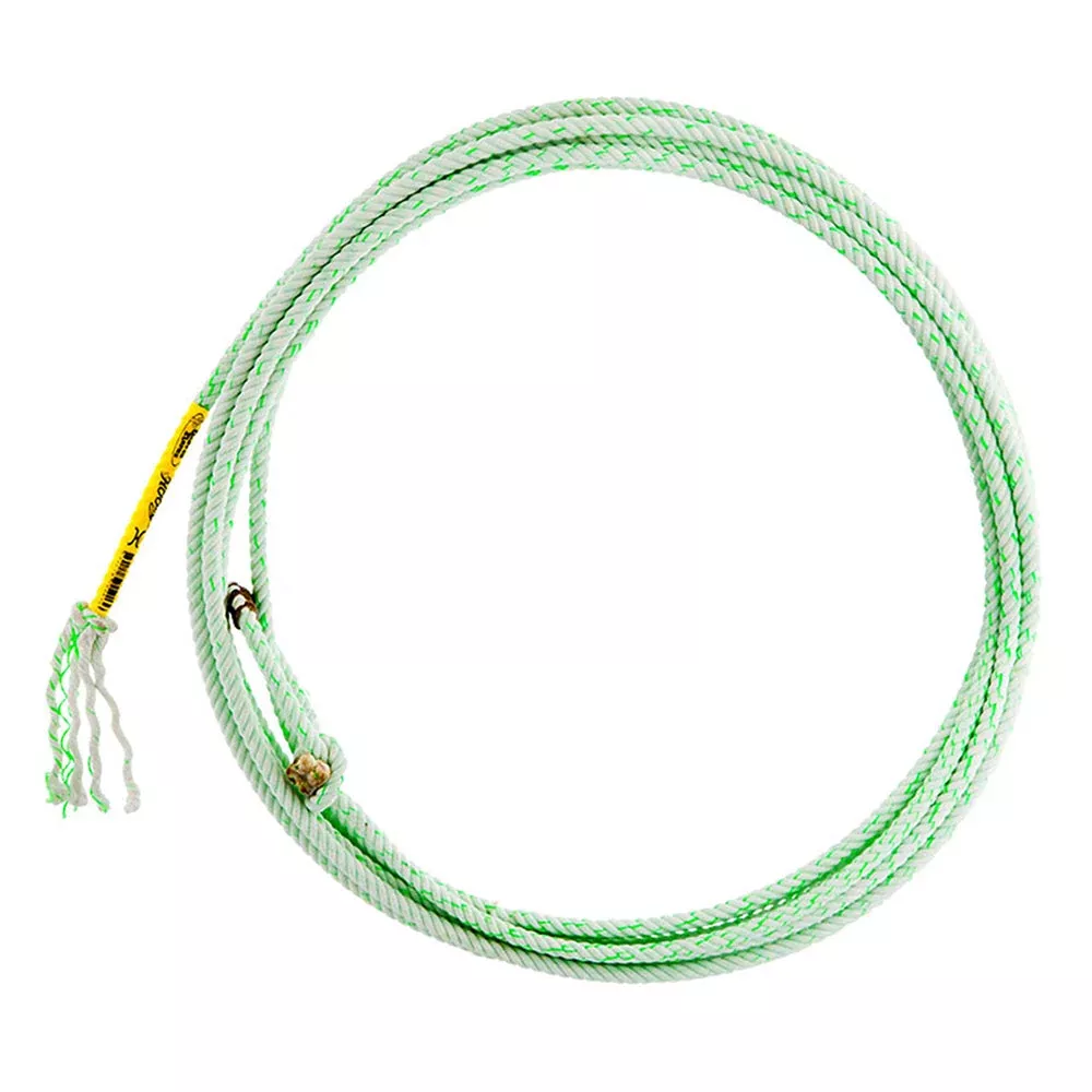 10.5 Ft Cortex Hooey Poly Calf Rope 4 Strand Extra Soft Cactus Ropes