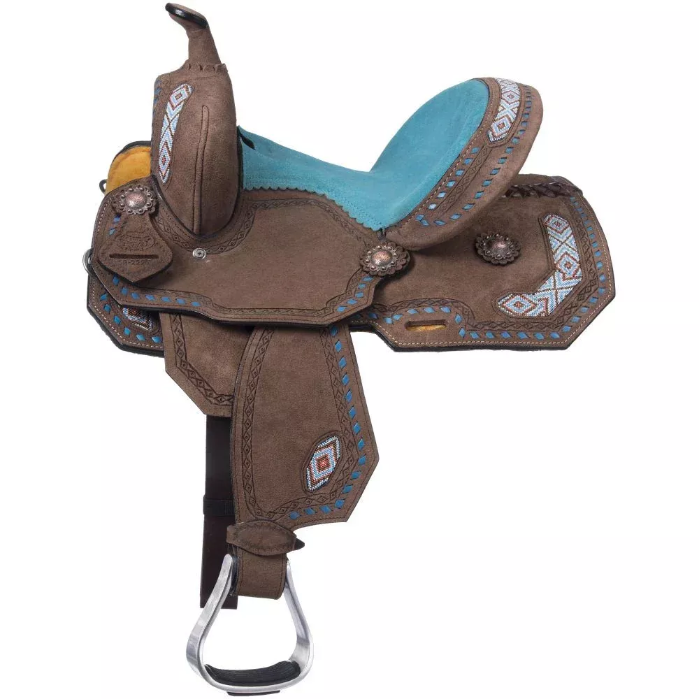 10" Silver Royal Youth Sonora Barrel Saddle