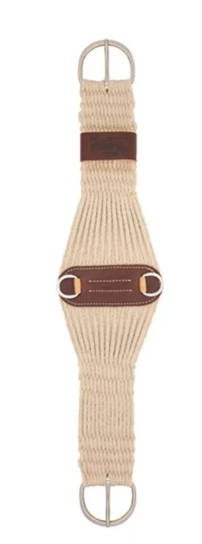 100% Mohair 27-Strand Roper Cinch, Natural