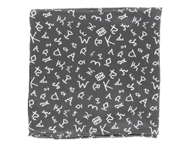 100% Silk Wild Rags 33x33 Brand Iron 09044