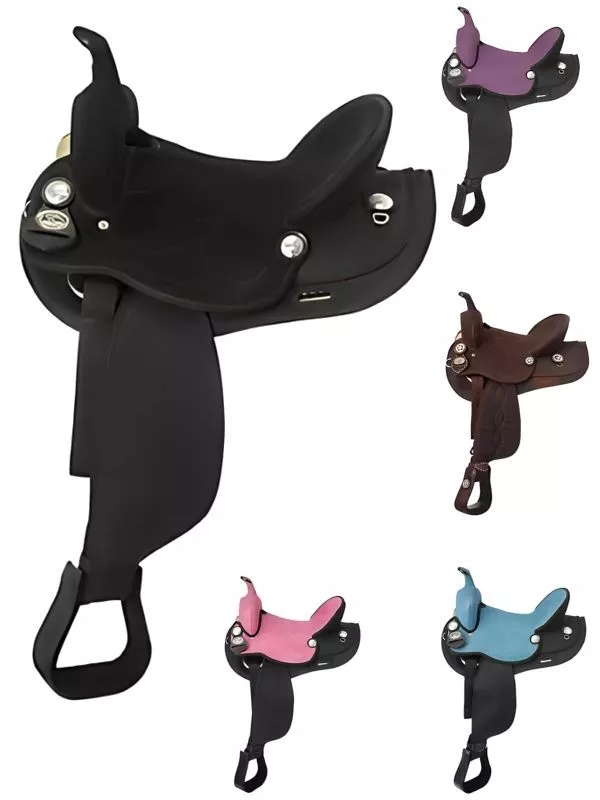 11"12" Eclipse By Tough1 Round Skirt Competition Saddle Youth