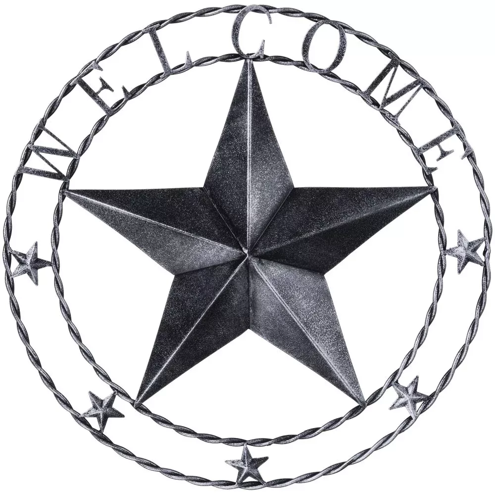 12" Multicolor Welcome Star
