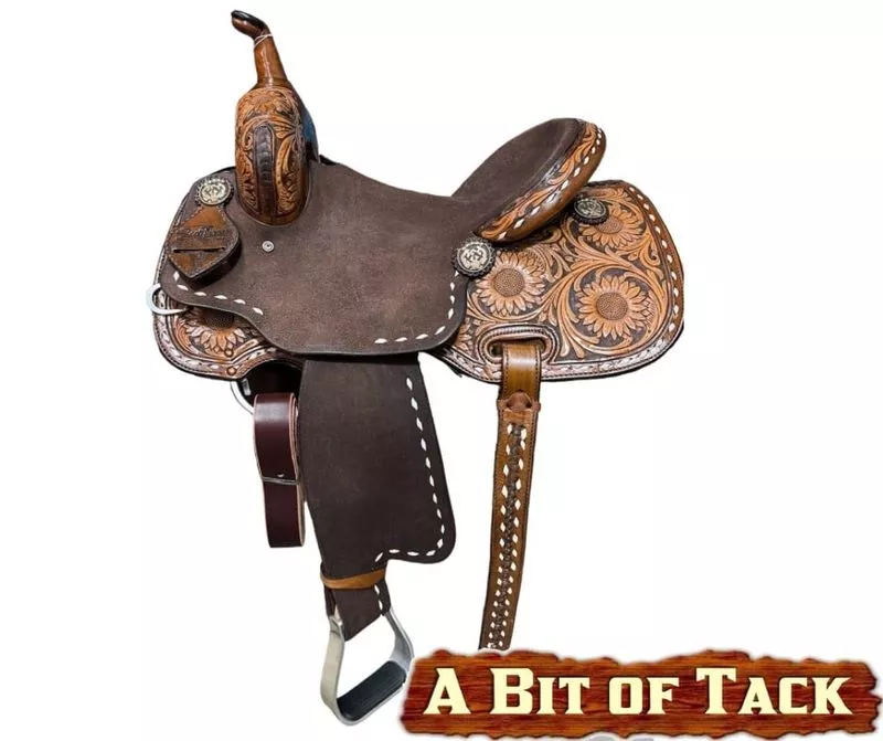 13.5" Scott Thomas Barrel Saddle - Full QH Bars