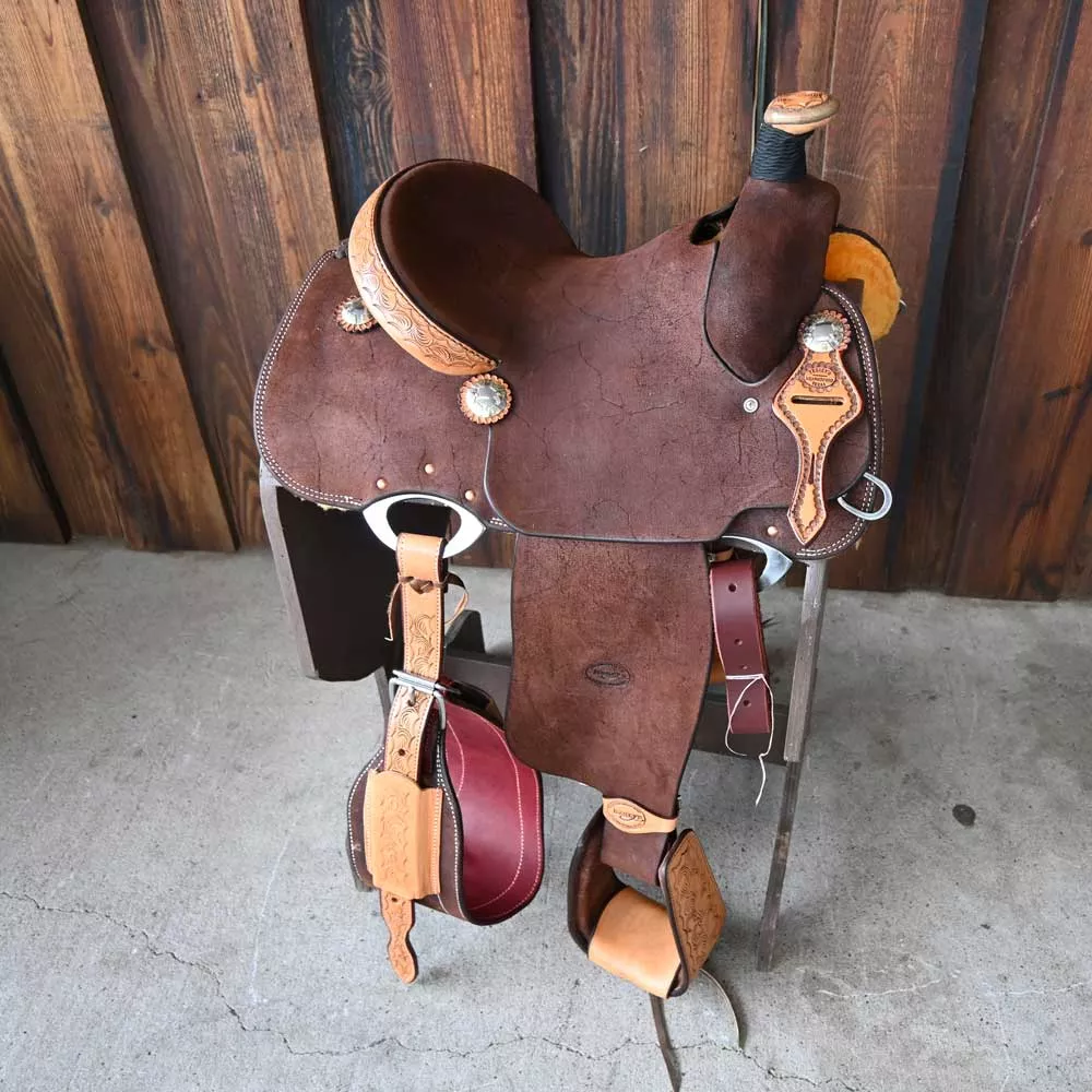 13.5" TESKEY'S LIGHWEIGHT TEAM ROPING SADDLE
