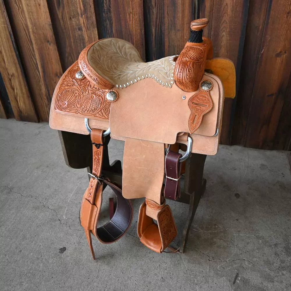 14.5" TESKEY'S PRO TEAM ROPING SADDLE