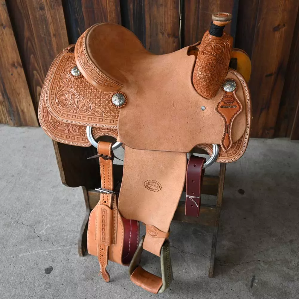 14" TESKEY'S CALF ROPING SADDLE