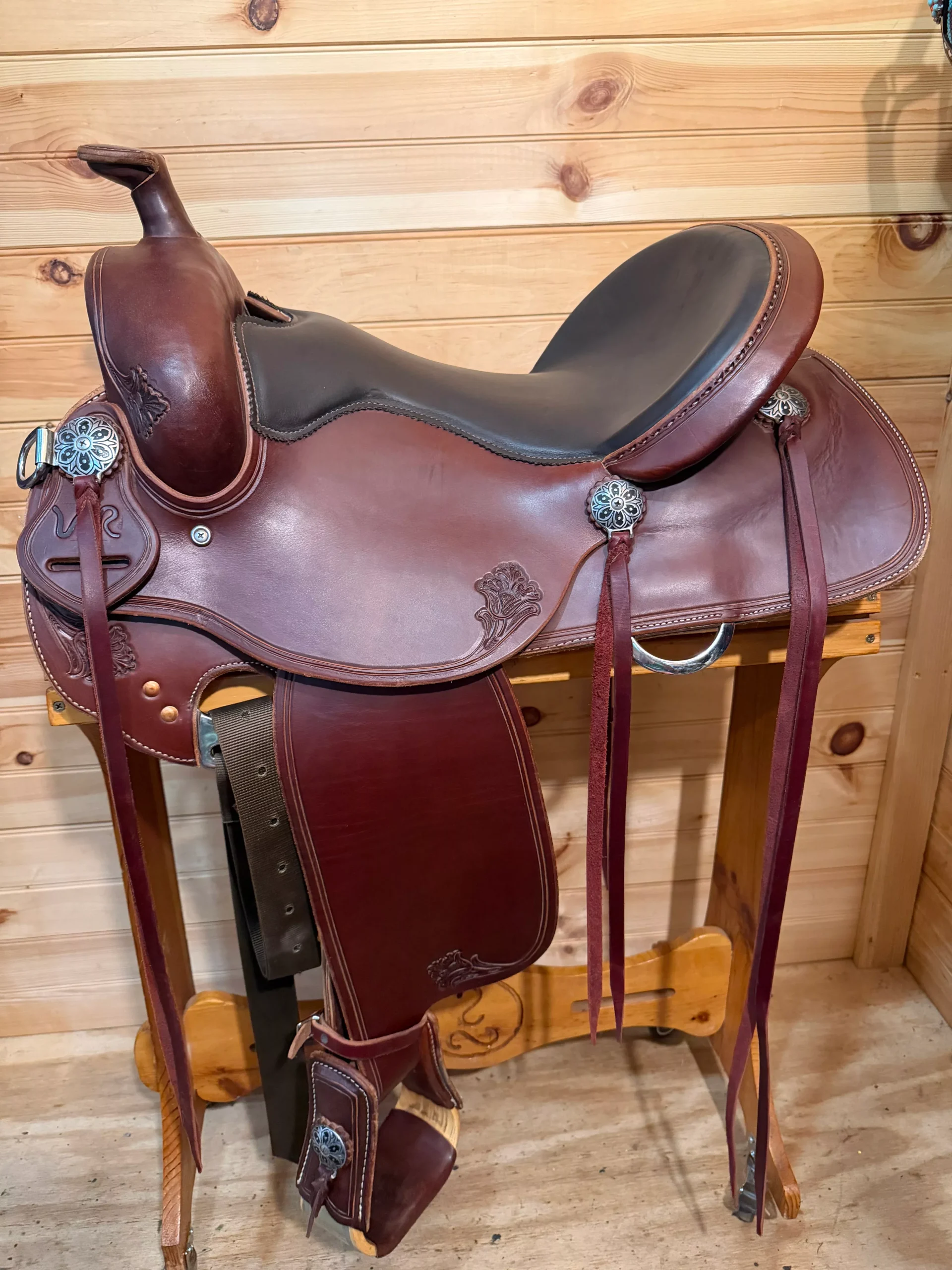 15.5” RW Bowman Will Rogers Model Western Trail Saddle