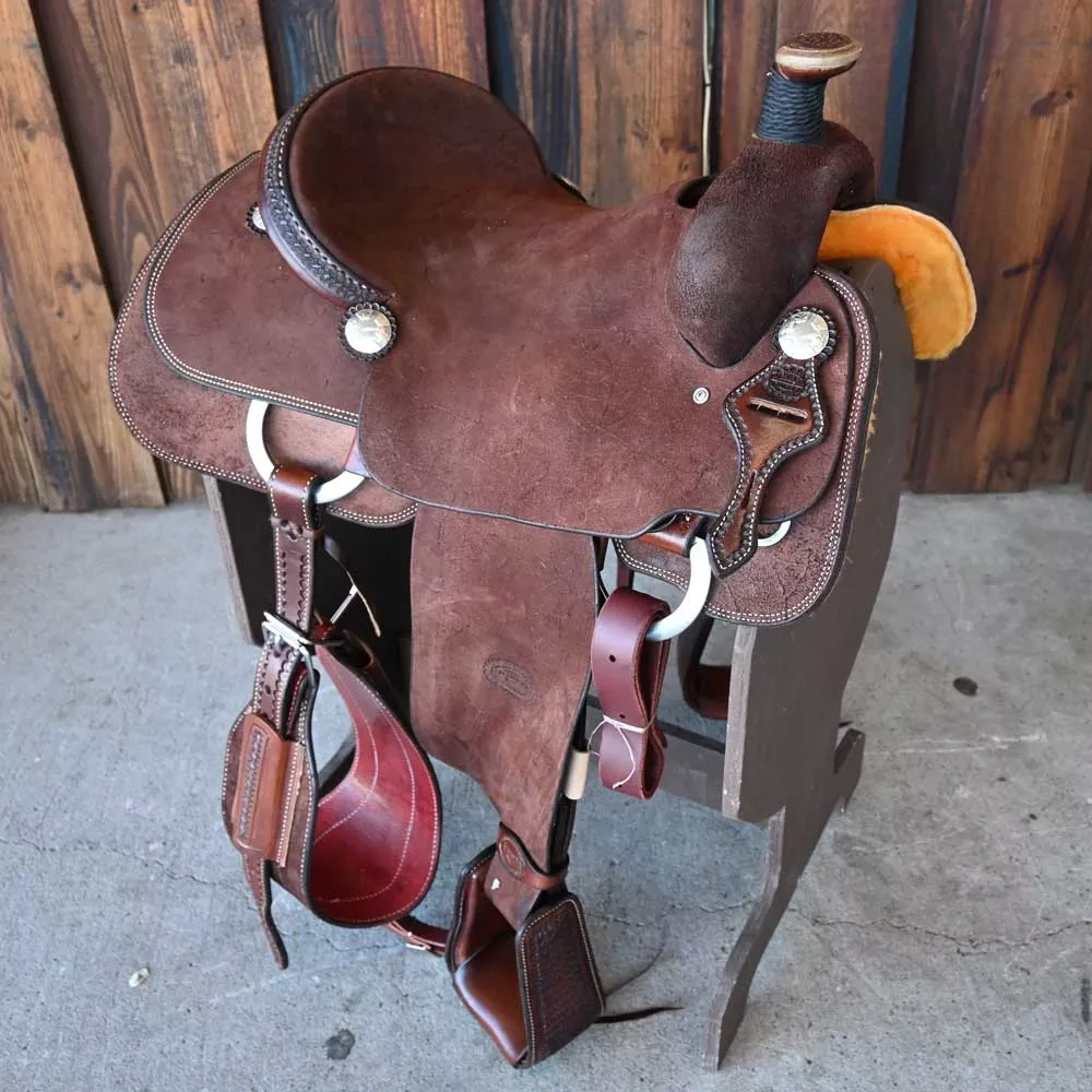 15.5" TESKEY'S TEAM ROPING SADDLE