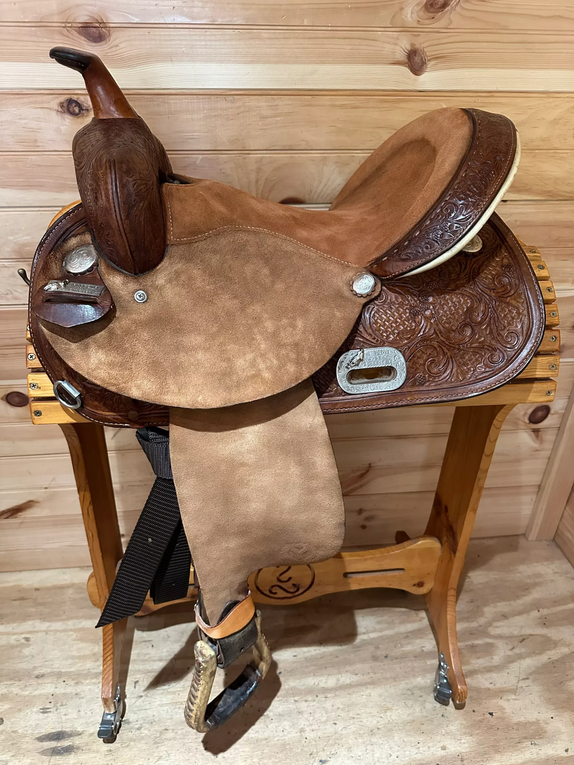 15” Circle Y Proven Barrel Racing Western Saddle