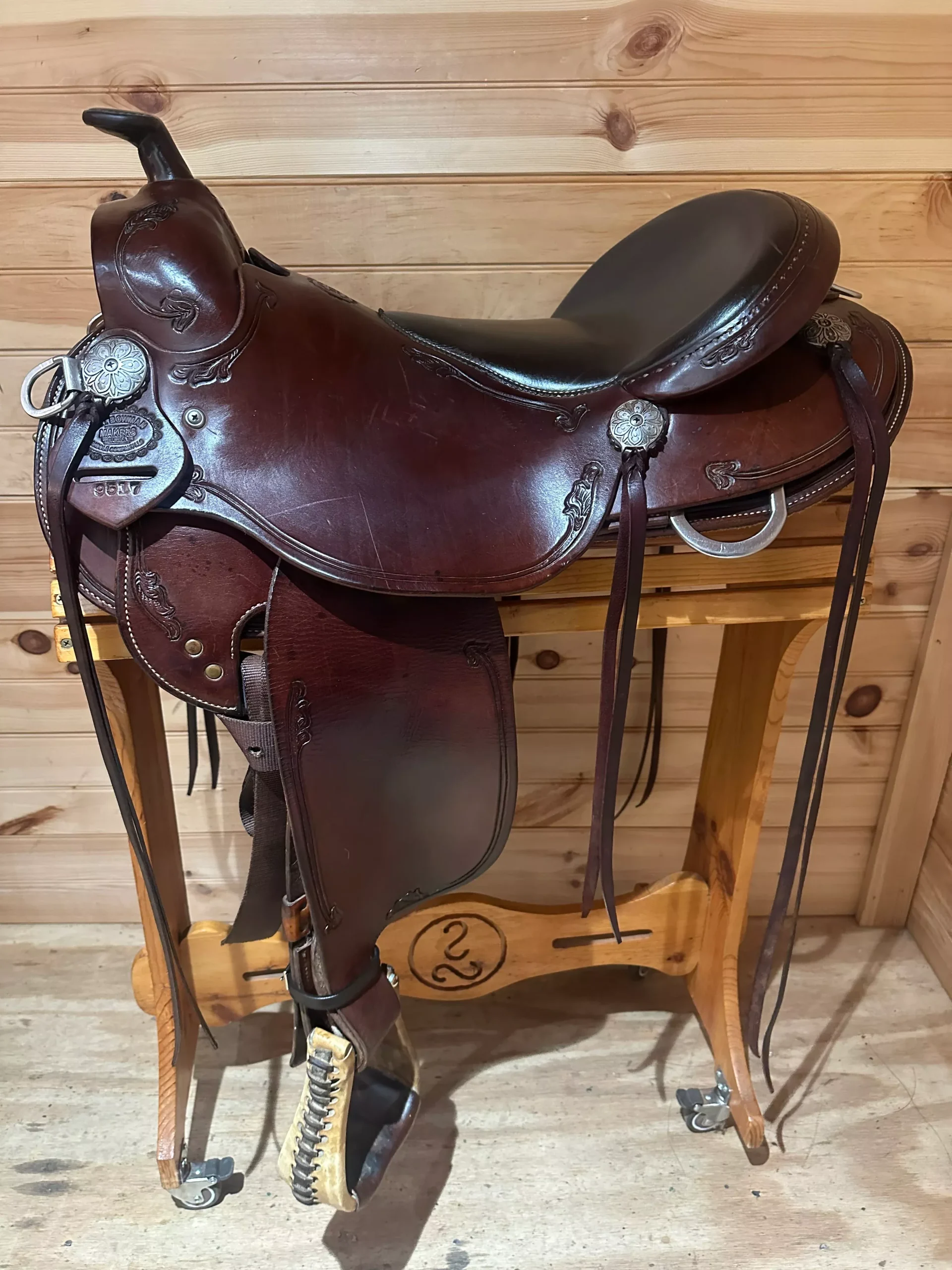 17” RW Bowman B-Light Western Ranch Trail Saddle Model 9517 (XW)