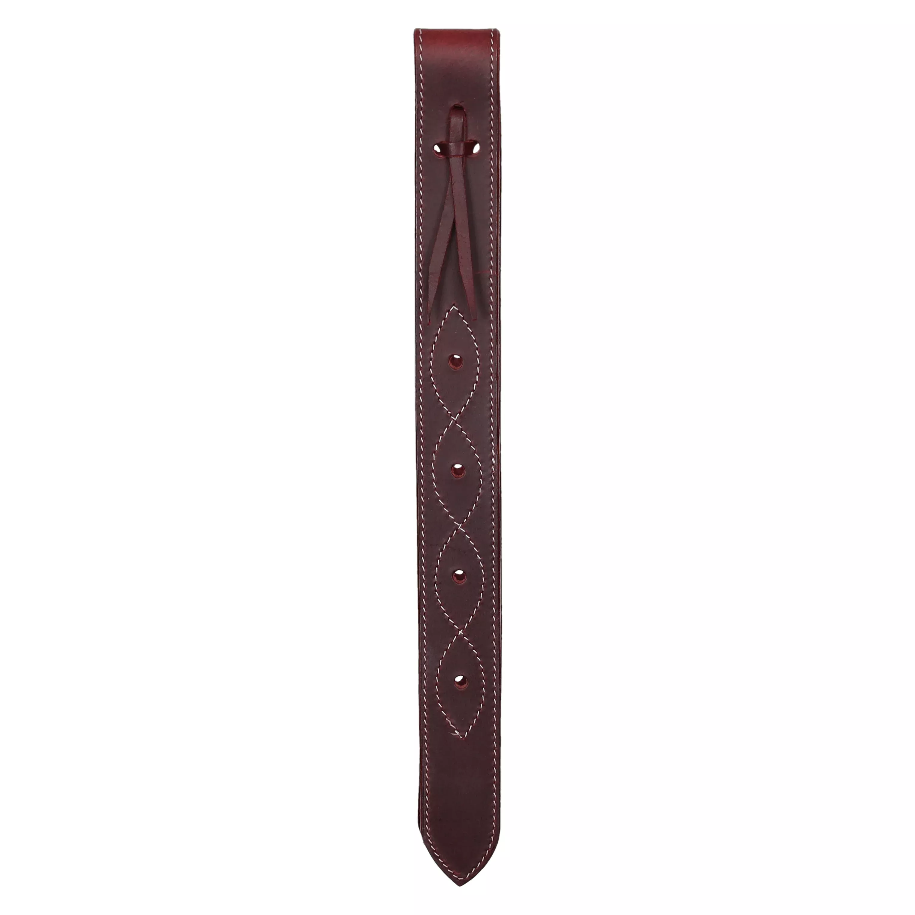 18" Stitched Argentina Cow Leather Off Billet