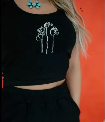 2 Fly Lasso The Comfy Top Midnight