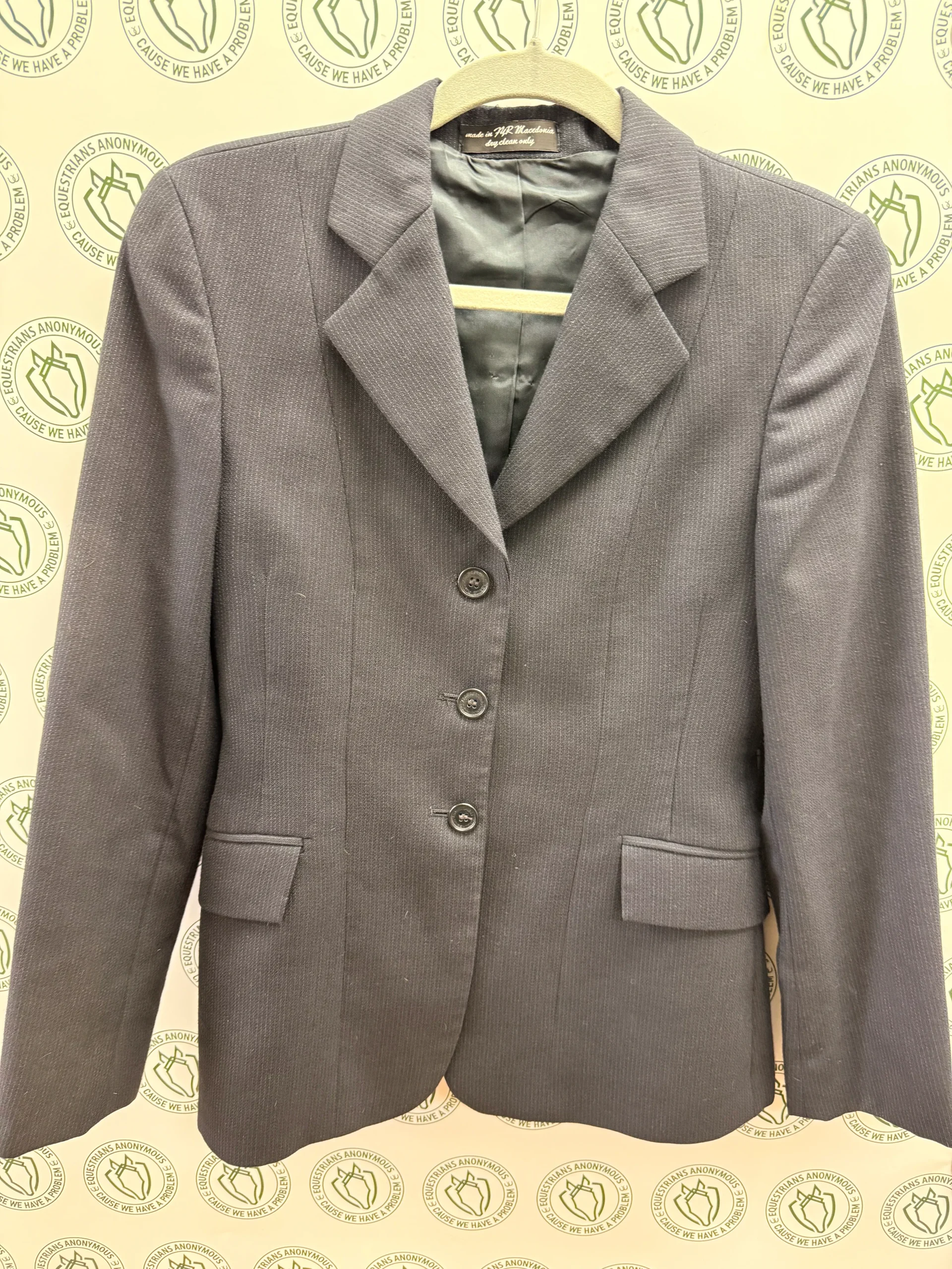 2R women's rj Classics Navy wool Show coat