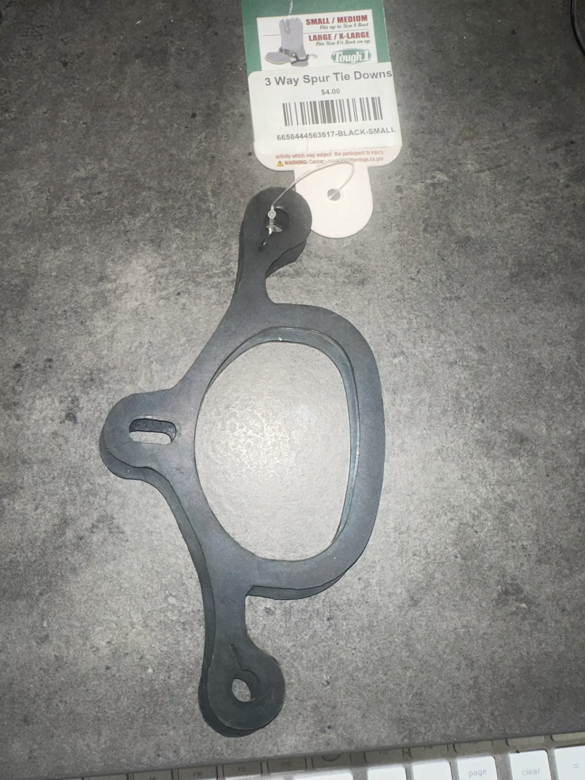 3 way spur tie downs fits up to size 8
