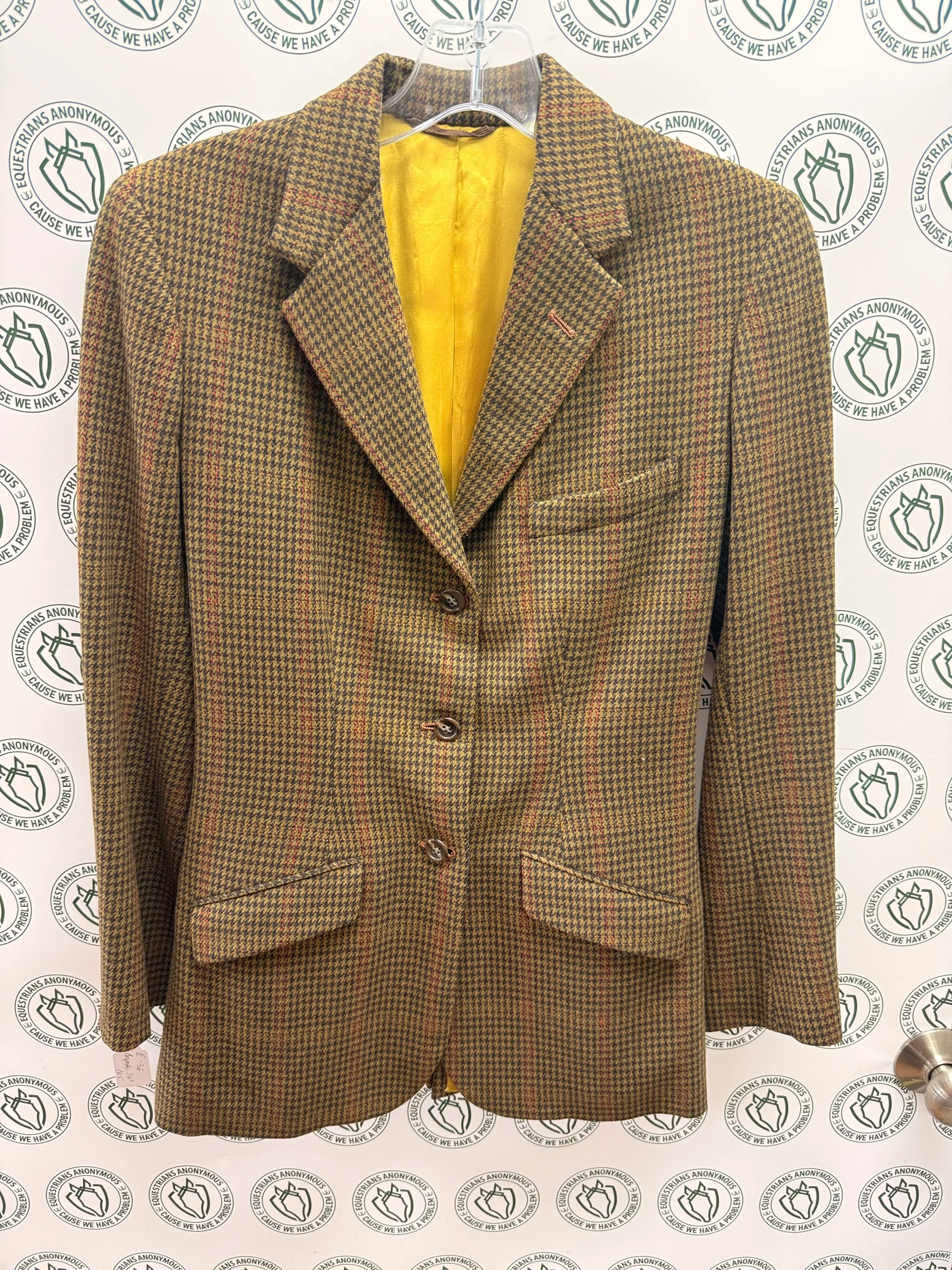 34" Bespoke Tweed Coat for Hunting