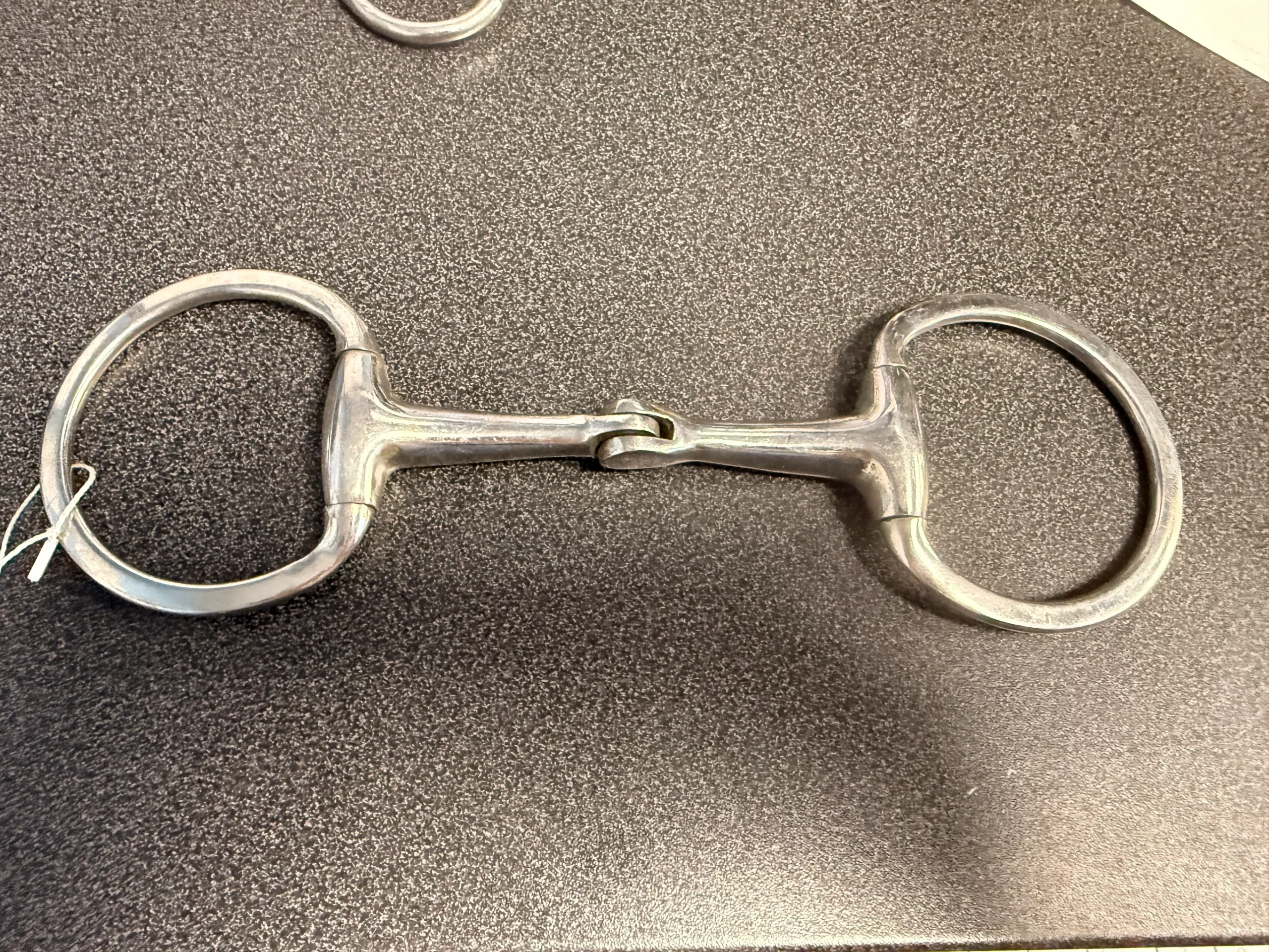 4.50" eggbutt HINGED snaffle