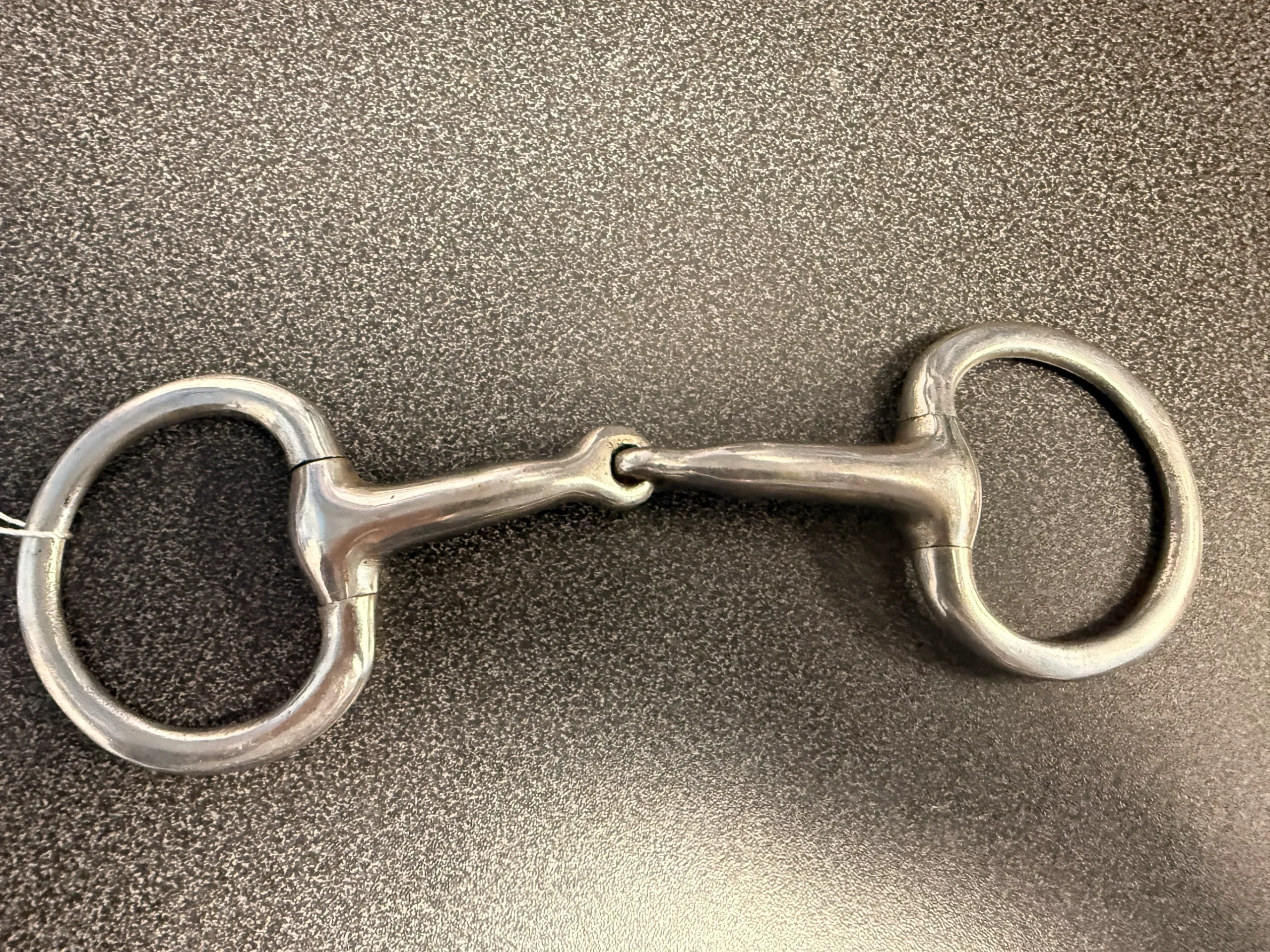 4" Eggbutt snaffle pony bit