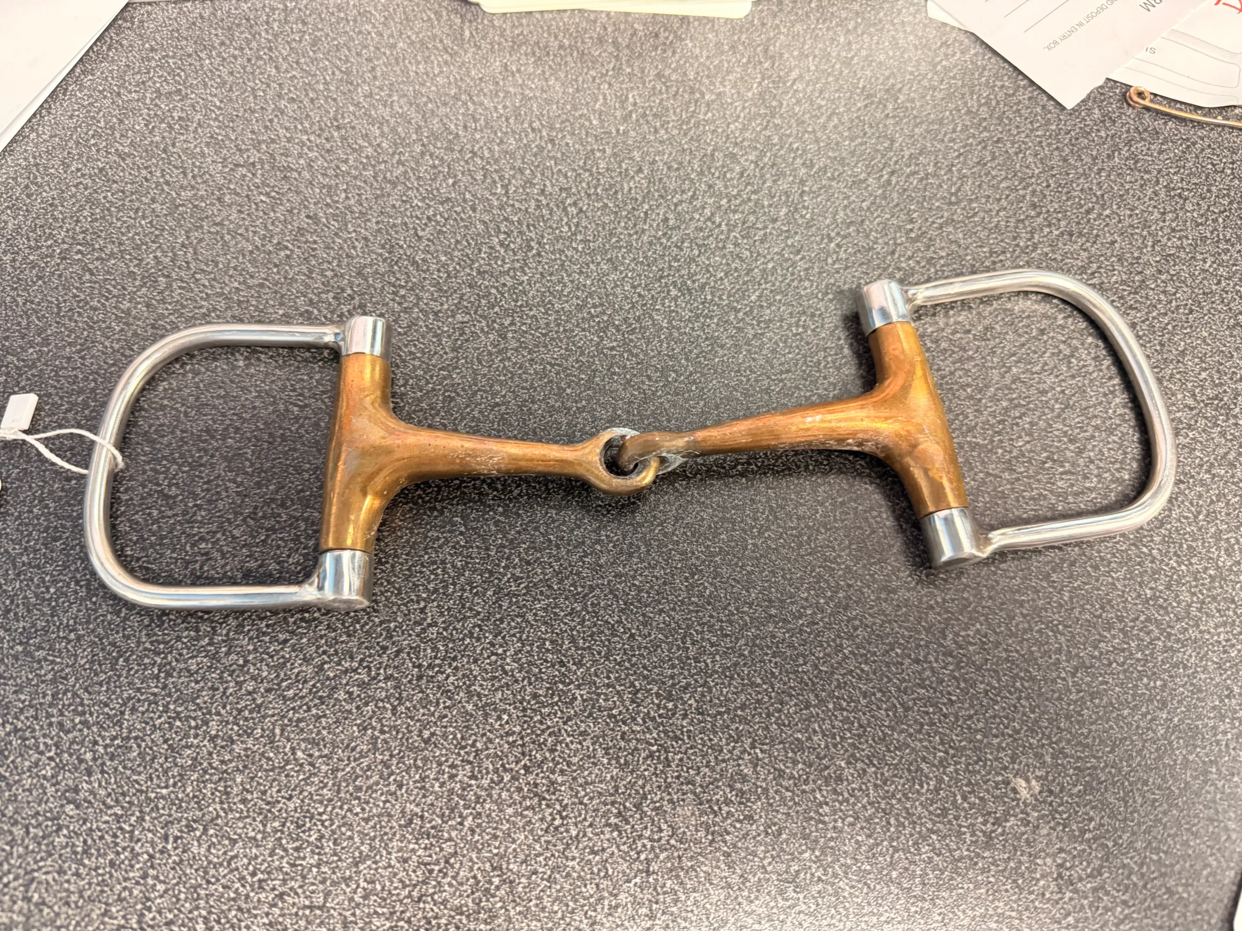 5" D Ring Copper Snaffle