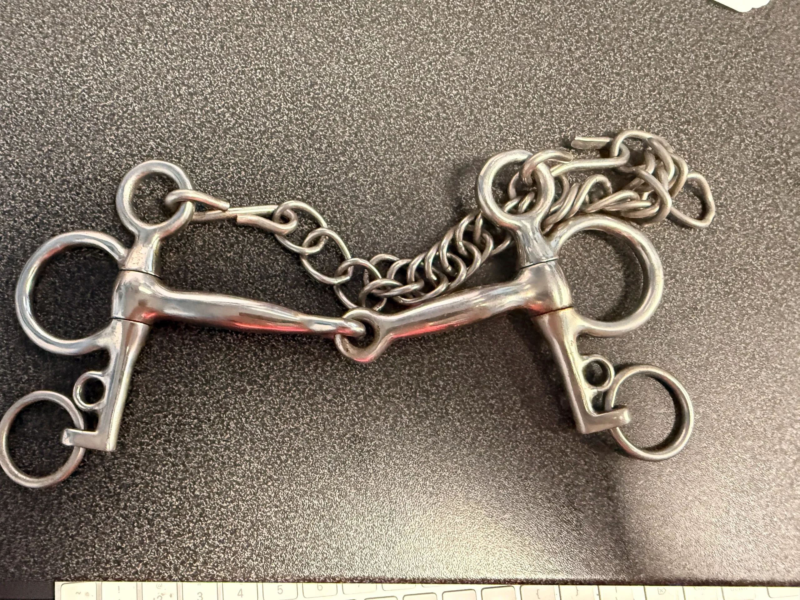 5" Pelham Snaffle w curb