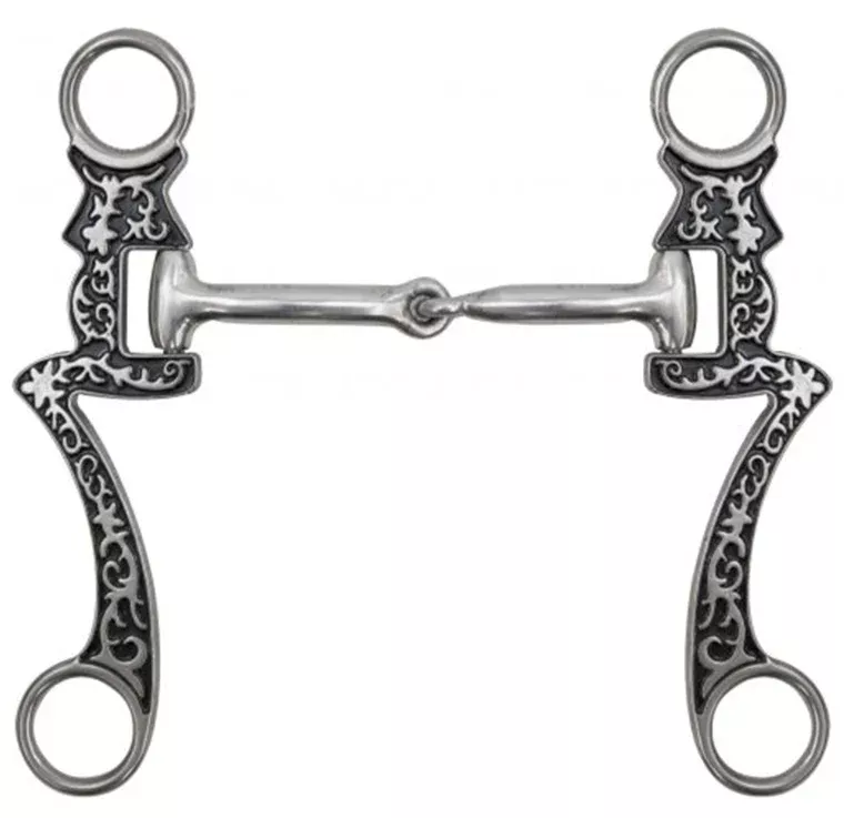 5" Stainless Steel Seven Cheek Snaffle Bit