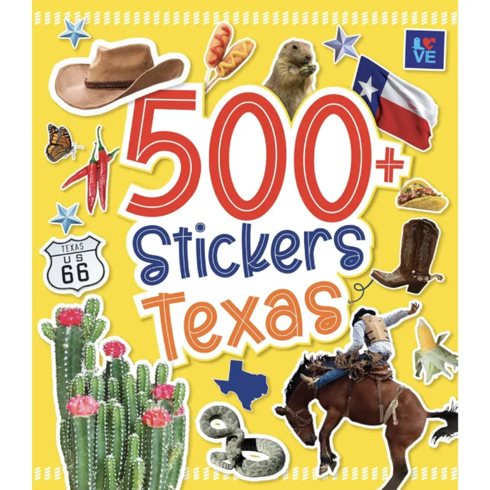 500 Stickers: Texas