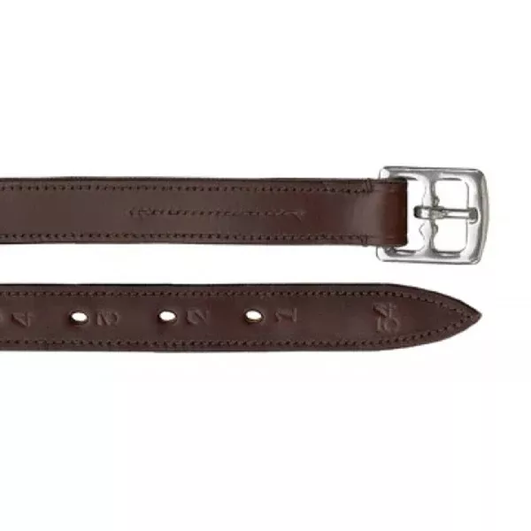 7/8" Camelot Lined Horse Stirrup Leathers Include Stainless Hardware Brown