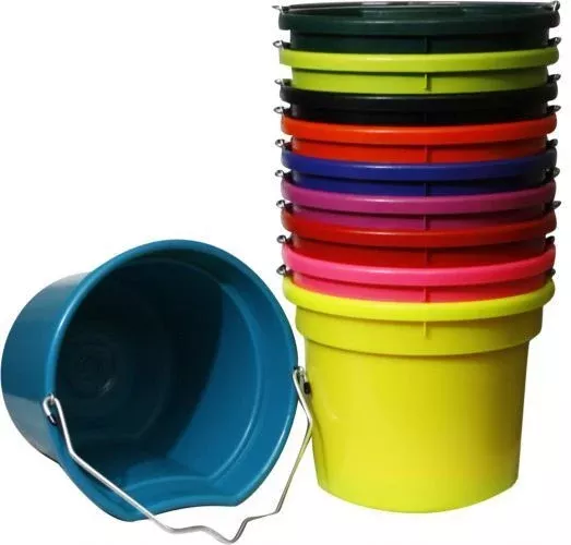 8 Quart Flatback Buckets