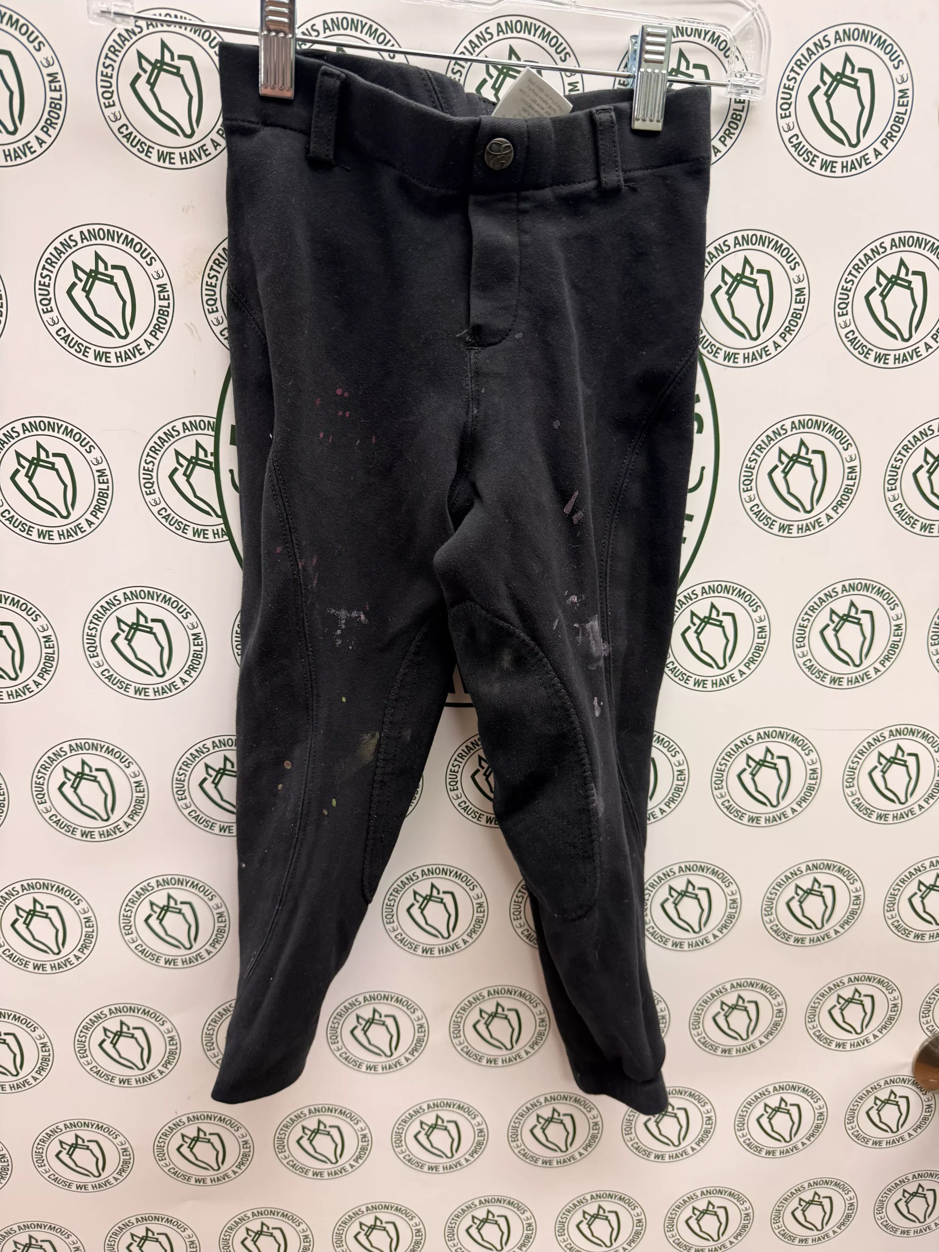 8 youth Elation Child pull on Breech with paint stains