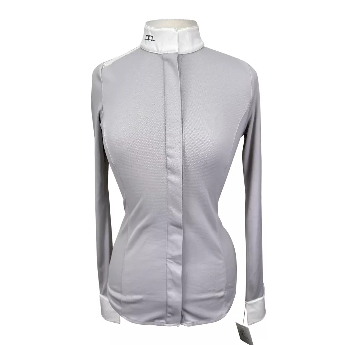 AA Platinum 'Clean Cool Fresh' Competition Shirt in Light Grey - Women's Medium