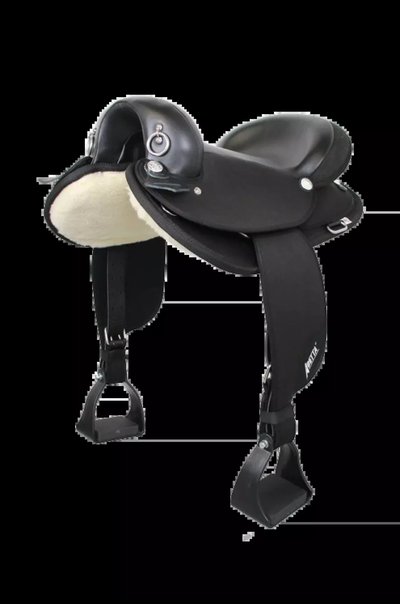 Abetta Synthetic Gaited Saddle