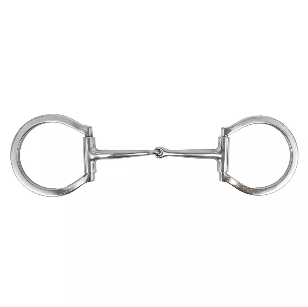 Aged Iron Snaffle Offset D Ring Bit