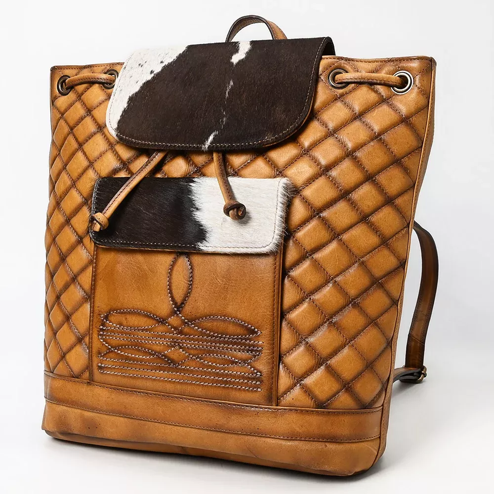 American Darling Backpack Hair On Genuine Leather Western Women Bag Handbag Purse