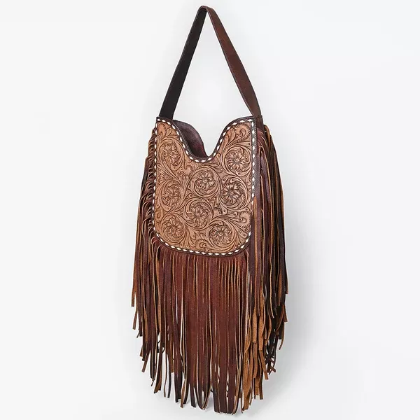 American Darling Hobo Hand Tooled Genuine Leather Women Bag Western Handbag Purse