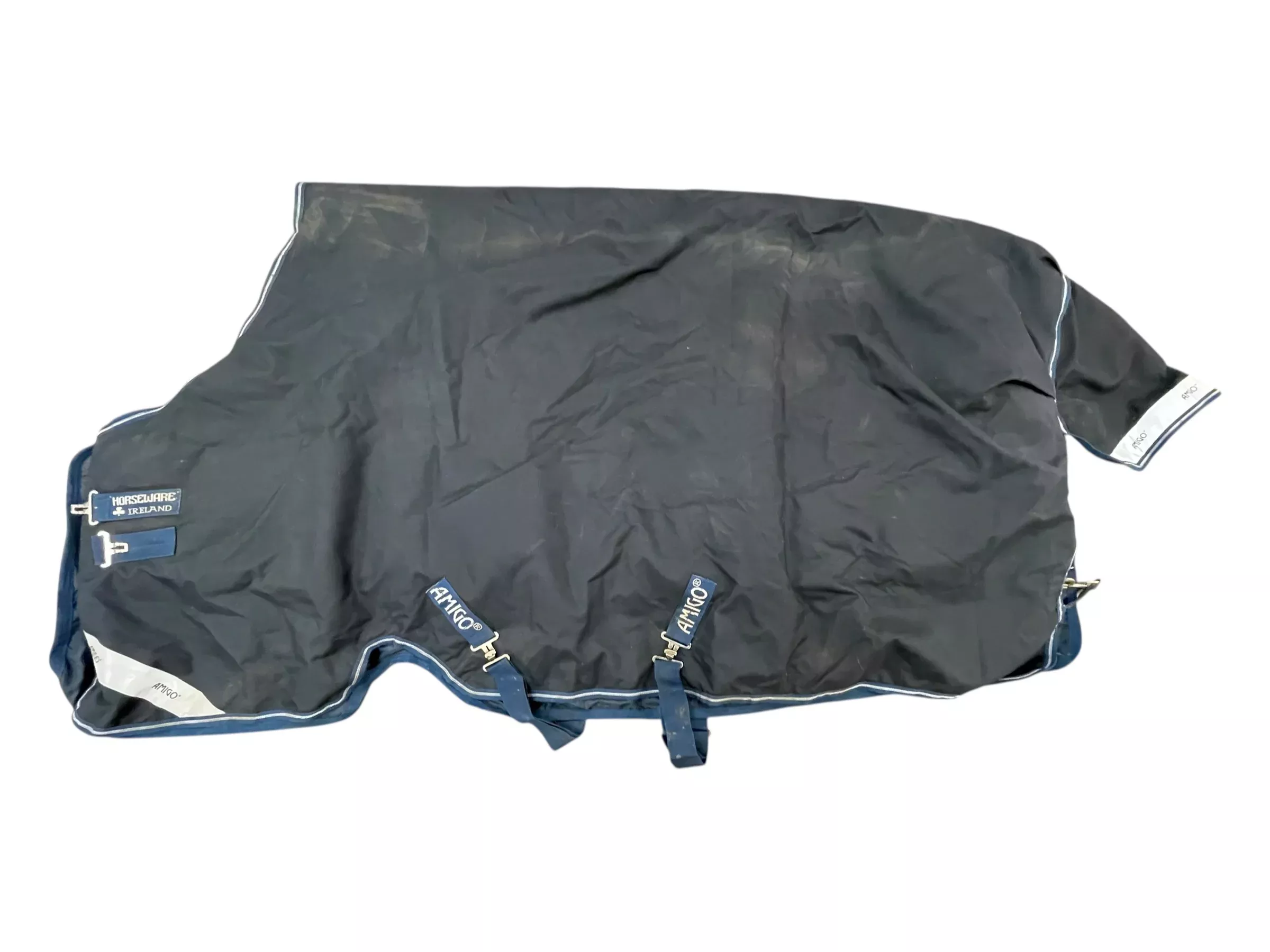Amigo Bravo 12 Heavy T/O Blanket - Navy - 78 - USED