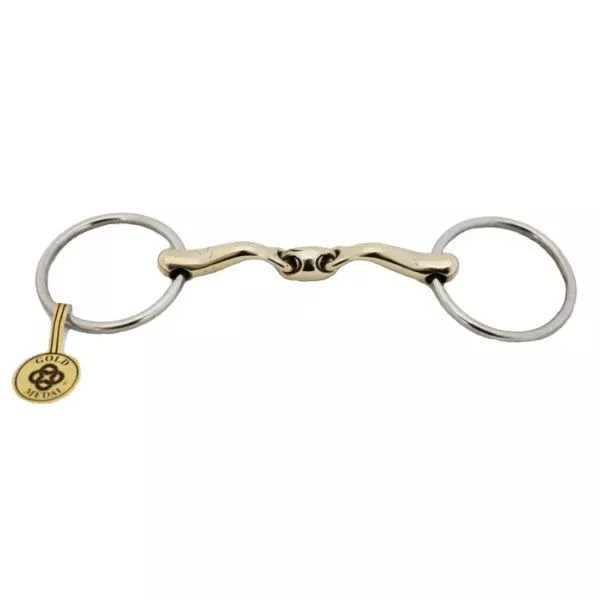 Angled Lozenge Loose Ring Training Snaffle