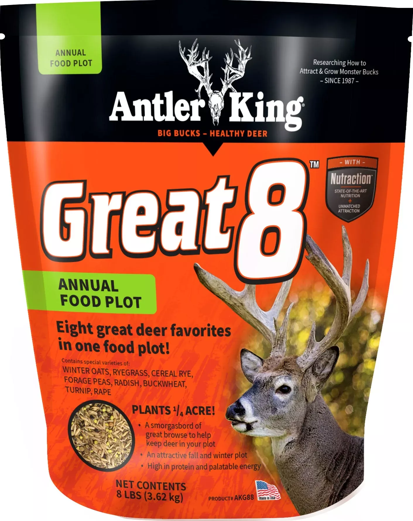Antler King Great 8 Food Plot Mix 8 lb