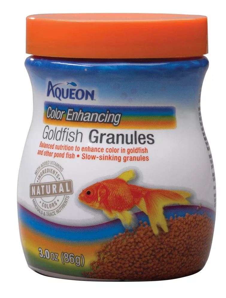 Aqueon Color Enhancing Goldfish Granules, 3 oz