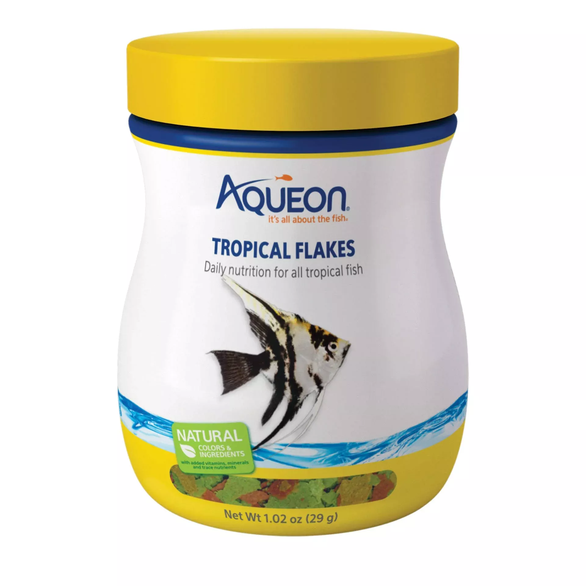 Aqueon Tropical Flakes Fish Food, 1.02 Oz