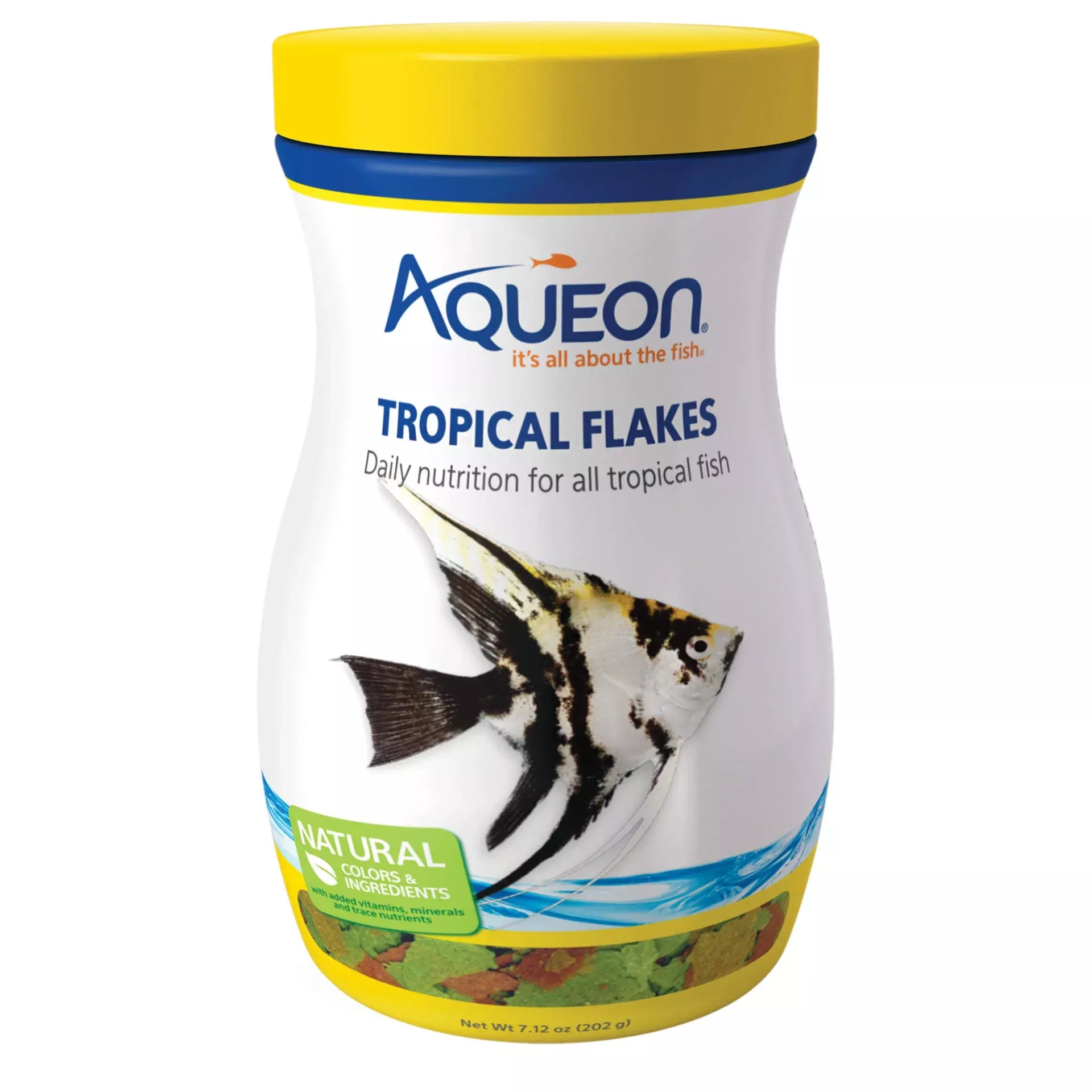 Aqueon Tropical Flakes Fish Food, 7.12 oz
