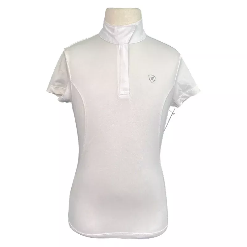 Ariat 'Aptos' Show Shirt in White - Children's Medium