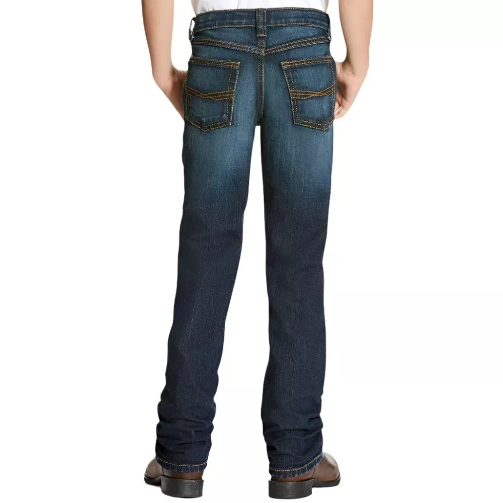 Ariat Boy's B5 Slim Stretch Legacy Stack Straight