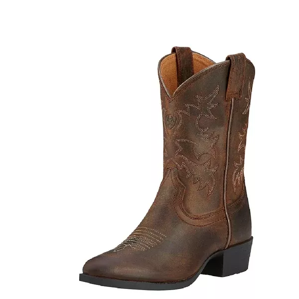 Ariat Childrens Heritage Western Distressed Brown