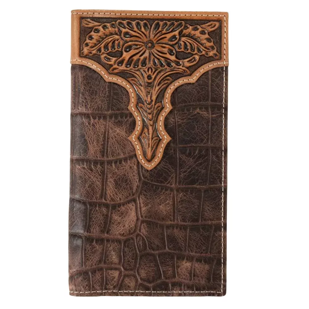 Ariat Croc Rodeo Wallet