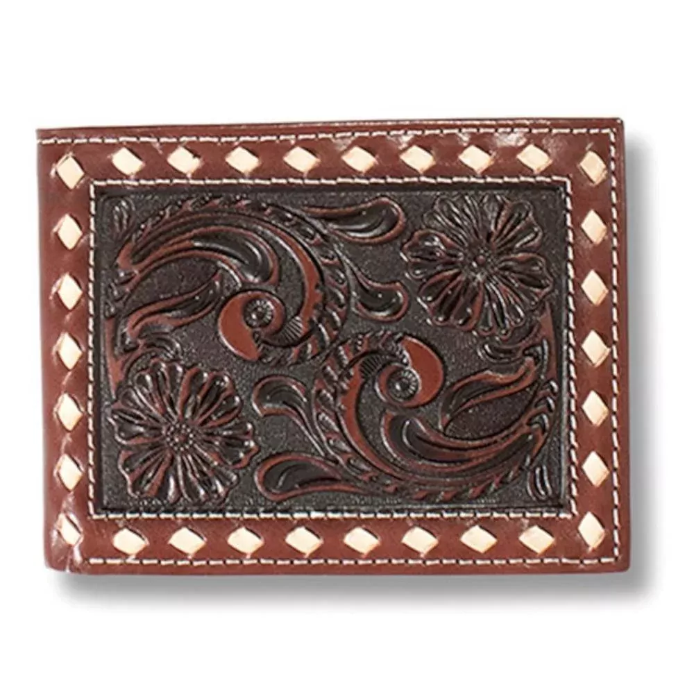 Ariat Floral Buckle Lace Bi-Fold Wallet