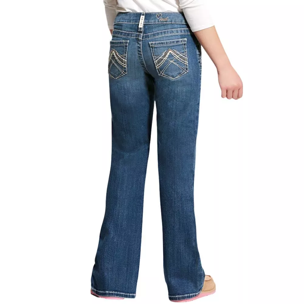 Ariat Girl's Whipstitch Boot Cut Jeans