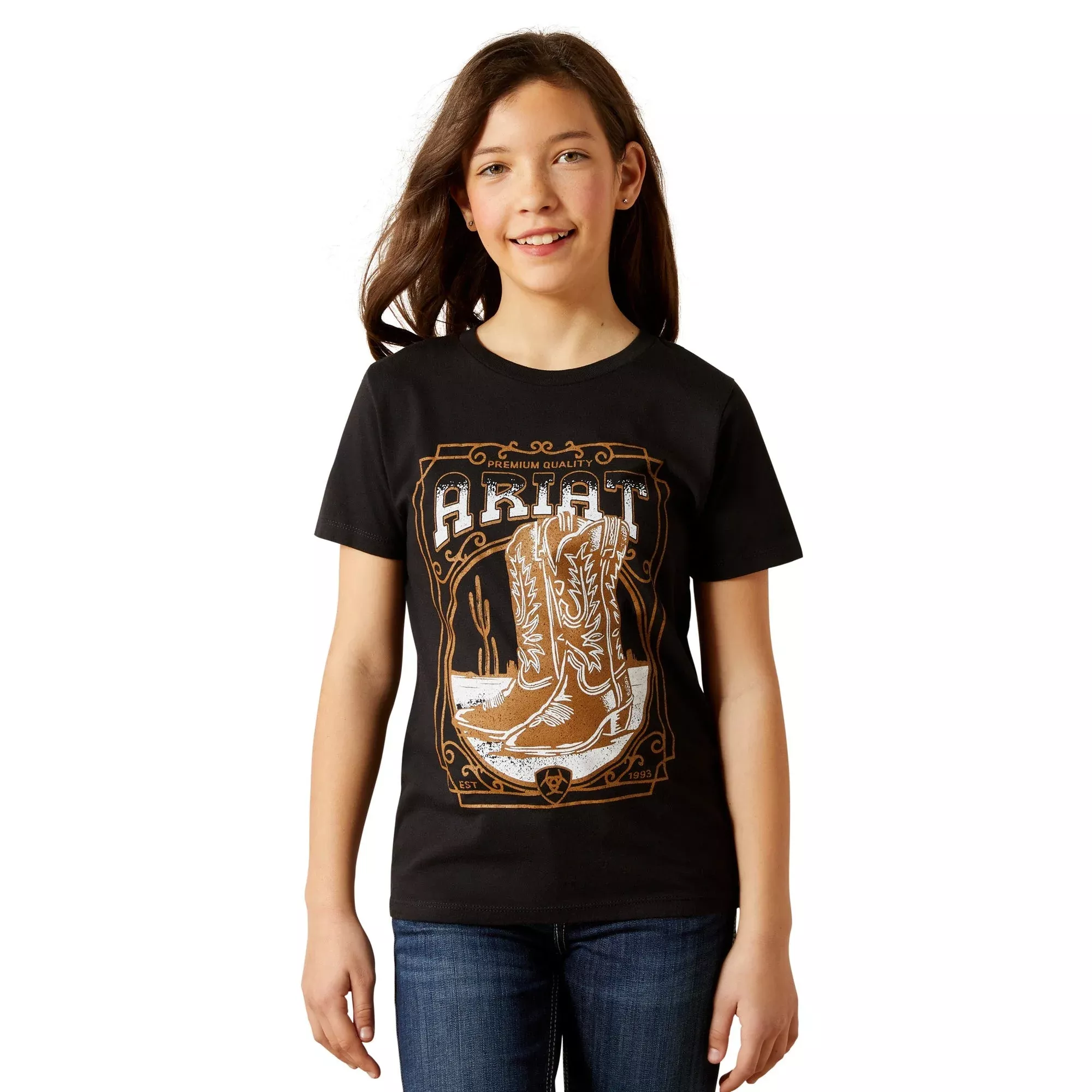 Ariat Girls' Boot Cloche T-Shirt