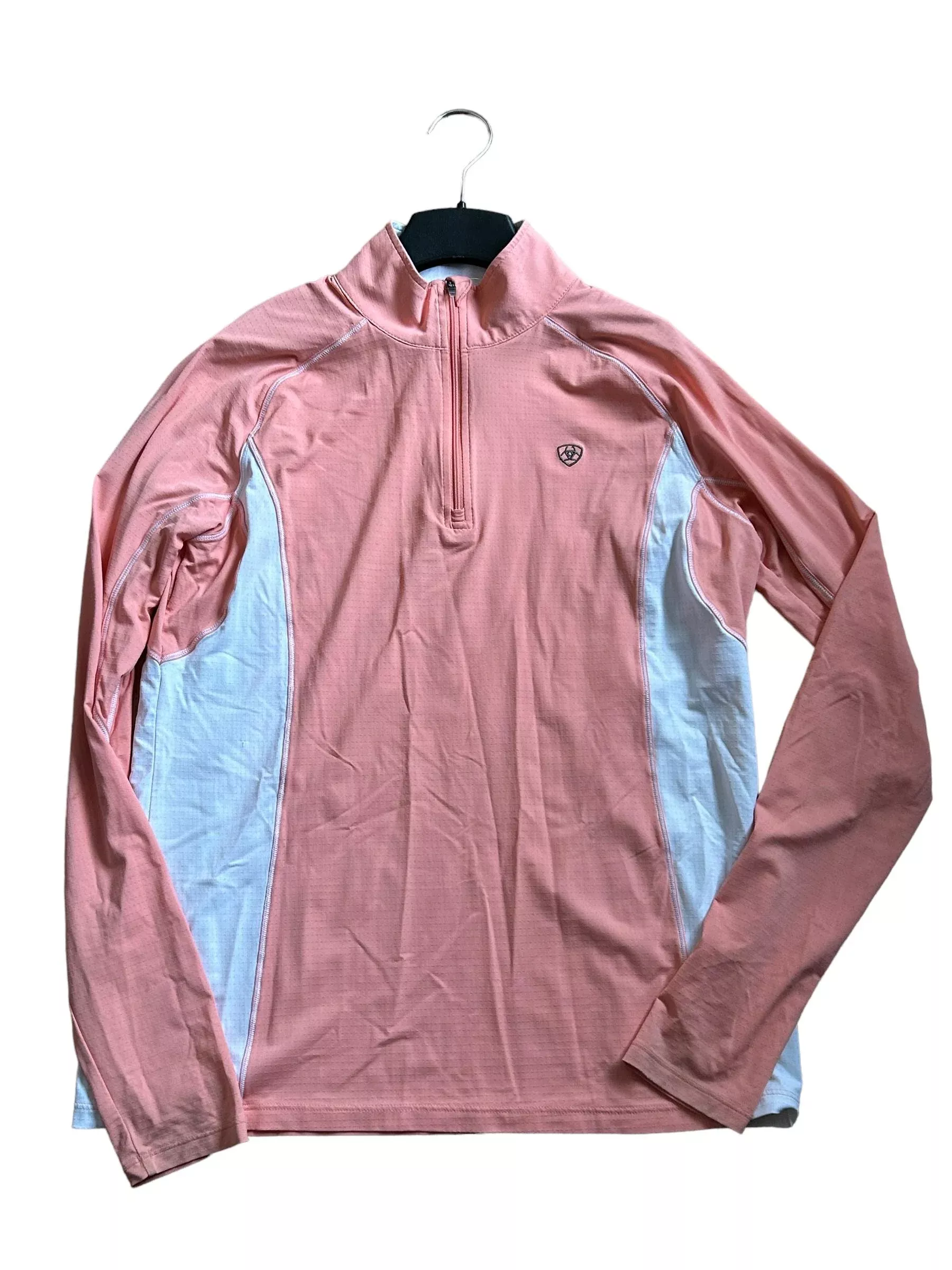 Ariat Heatseries Sunshirt - Peach/White - Large - USED