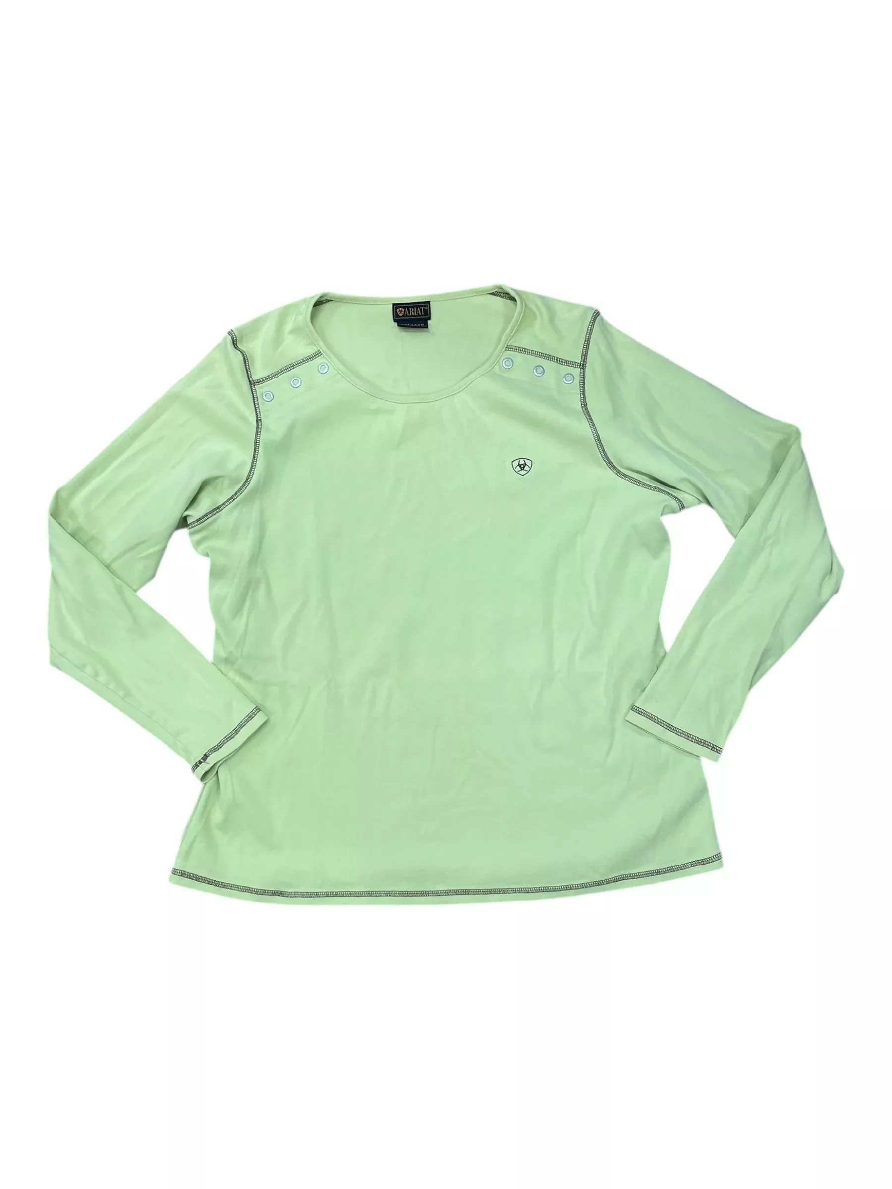 Ariat LS Top - Lime Yellow - XXL - USED