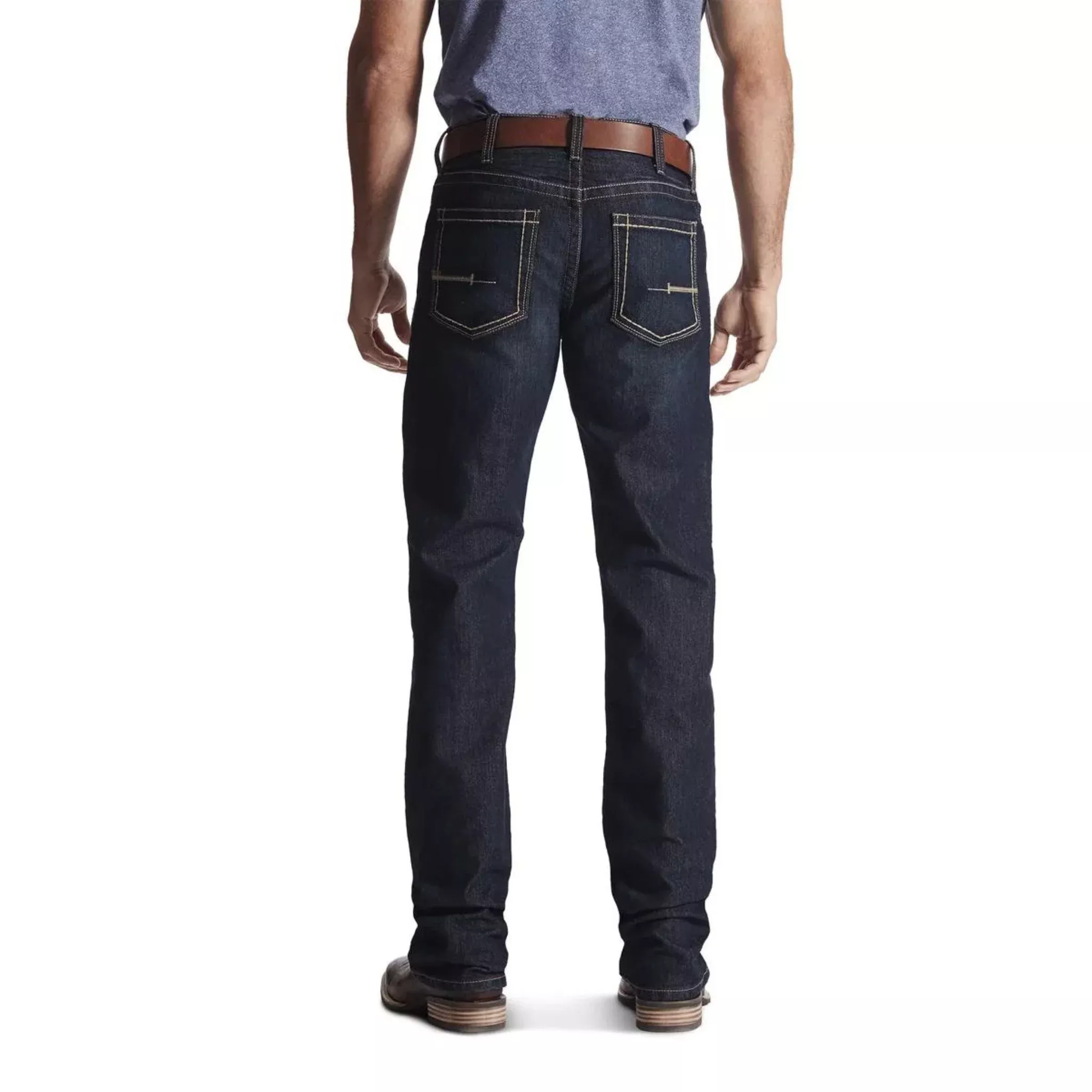 Ariat Mens Rebar M4 Low Rise DuraStretch Edge Boot Cut Jeans